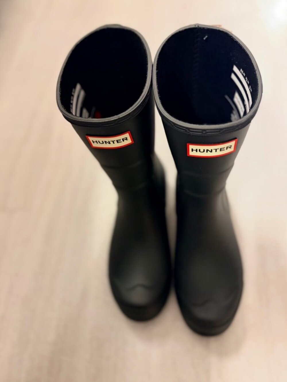 Hunter Original Tall Rain Boots Black 10